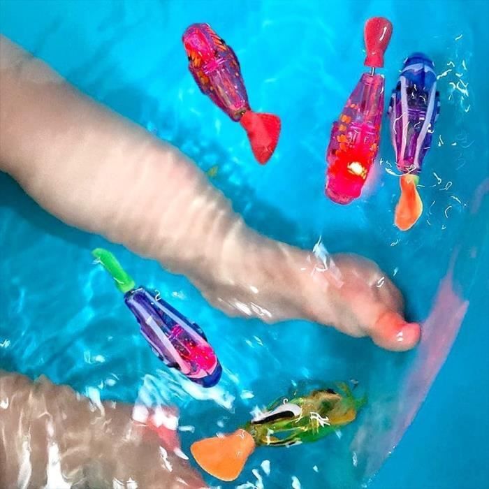 POISSON LION LUMINEUX Artificiel Faux Poisson Flottant Pour Aquarium