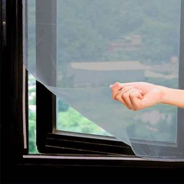 Moustiquaires Pour Fenêtre Avec Fixation- Anti Moustique , Insectes,  Mouches, 1.4 × 1.2 M
