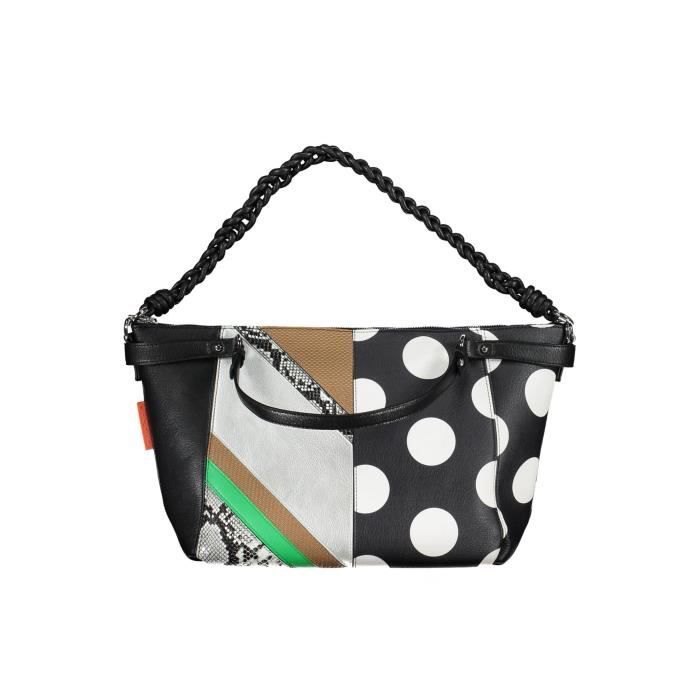 DESIGUAL Sac port paule Femme Noir Textile Sacs SF18774 Achat