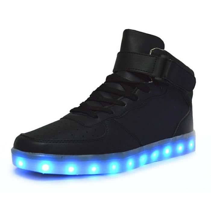 Chaussures LED Rechargeables USB - Sneakers Lumineuses Clignotantes Unisexes - Pour Soirée, Fête, Cosplay