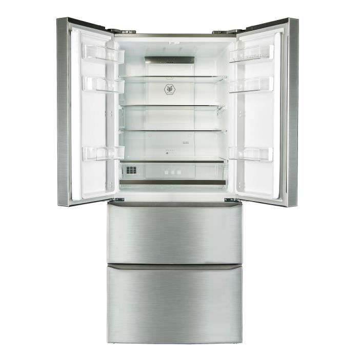 SCHNEIDER SFD416IX Réfrigérateur combiné inversé FRENCH DOOR double
