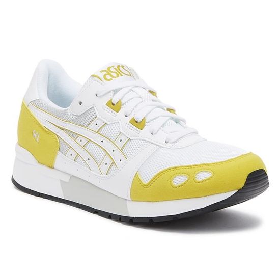 ASICS Gel Lyte Hommes Blanc moutarde Formateurs UK 6 EU 40 Blanc Cdiscount Sport