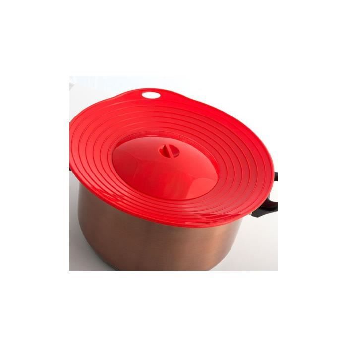 Couvercle en silicone pour casserole, micro-ondes ou poêle, couvercle  anti-débordement, anti-éclaboussures et anti-éclaboussures, cuisson à la  vapeur
