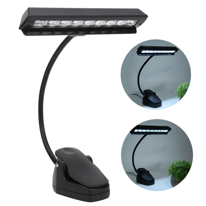 Lampe de pupitre, lampe à LED rechargeable USB lumière pour pupitre / piano  / bureau / lecture - Cdiscount Instruments de musique