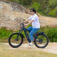 Vélo électrique Shengmilo MX03 - Bafang 1000w - Fat bike - Batterie Samsung 48V17.5AH - Portée 40-60km - bleu-3