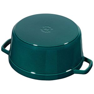 Cocotte En Fonte Velaze 5L (25cm) – Ronde, Bleue, Antiadhésive, Neuve