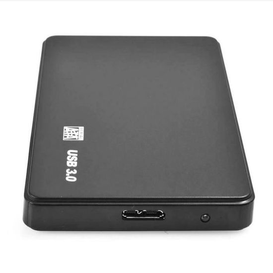 Boîtier Disque Dur Externe 2.5" USB 2.0 - Pour HDD/SSD SATA - Sans Outil - Noir