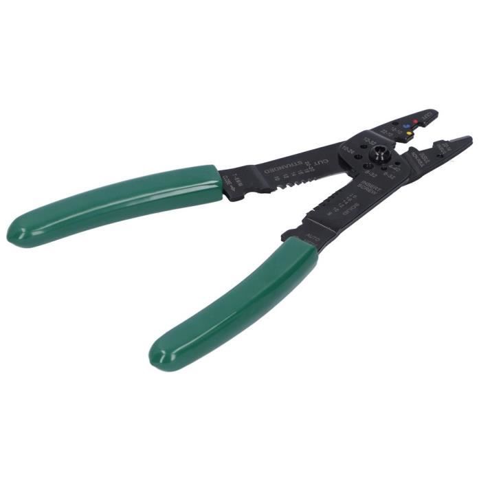Dénudeur De Câbles Électrique 2 En 1 Manuel & Perceuse – Machine à Dénuder 3-17 Mm Avec 6 Lames Pour Recyclage Cuivre
