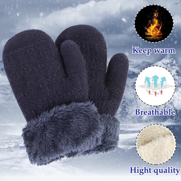 Noel gants Gants D'hiver Ecran Tactile Enfant,Gants Garcon 8 Ans