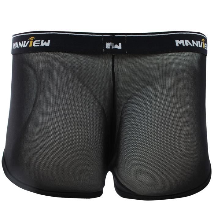Boxer Homme Manfinity Maille Transparente - Blanc - Taille M - Neuf Sans étiquette