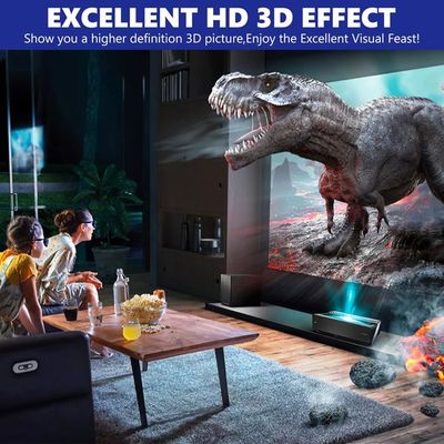 Lunettes 3D DLP Actives 1080P 144Hz Avec Angle De Vision 178° - Rechargeables Et Confortables