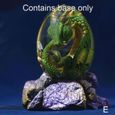 Figurine de Dragon de lave transparente en cristal de rêve Sculpture en résine ornements de bureau o objet decoratif YFGJ6178-0