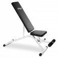 Banc de Musculation Inclinable PHYSIONICS - Dossier Réglable, Charge Max. 200kg - Fitness, Gym-0