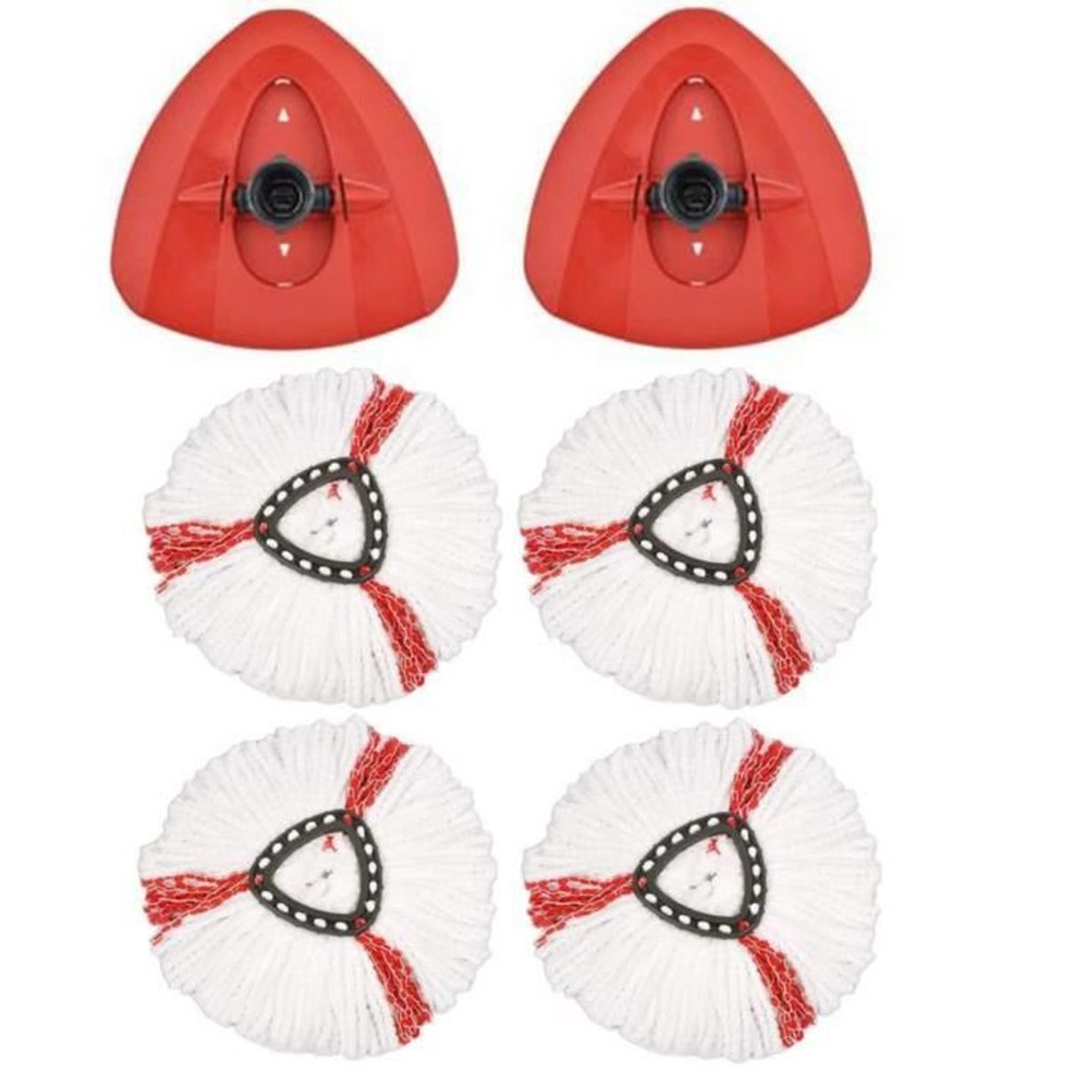 6 Pcs Tête de Balai Serpillère Pour Vileda Easy Wring & Clean Turbo Cdiscount Electroménager