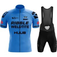 XXL - HUUB-Ensemble de sport de cyclisme pour homme, maillot et pantalon à bretelles imbibés, vêtements de vé