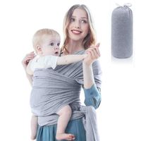 Echarpe de Portage Bebe,Porte-Bébé Wrap,Multifonction,l'aise,Pour Bébé et Nouveau-Nés Jusqu'à 15 kg