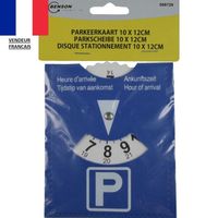 Disque de Stationnement Parking Disc Européen Zone Bleue 10 x 12 cm