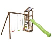 SOULET - Aire de jeux pour enfant avec portique et bac à  sable - HAPPY Swing 150 sans optionEn Bois -Pour Particulier
