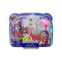 Enchantimals – Maison De Danessa Biche Avec Poupée 15 Cm, Figurine Sprint, 4 Pièces, 15+ Accessoires – Cadeau Pour Enfants Dès 3 Ans