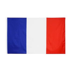Pavillon français Papier Bunting 8 pieds de long avec 10 drapeaux de france bleu blanc rouge