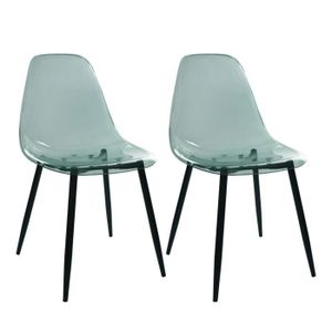 2 chaises pliantes invisibles en métal et plexiglas transparent
