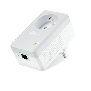 COURANT PORTEUR - CPL TP-Link TL-PA4015P CPL 600 Mbps avec Prise Intégrée et Ports Ethernet, Compatible avec tous les Anciens Modèles et toutes les box
