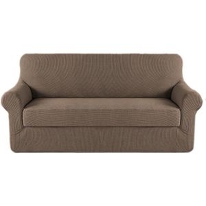 housse de canape 3 places super stretch gris 170 195cm cdiscount maison