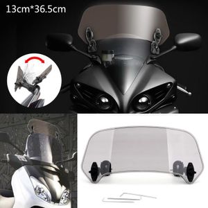 Pare-Brise d/éflecteur dair de becquet de Pare-Brise de Moto Universelle modifi/ée Fum/é Petit