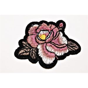 Rose Thermocollant Patch à Coudre Fleur Angleterre Motard Gothique Emo Rock 