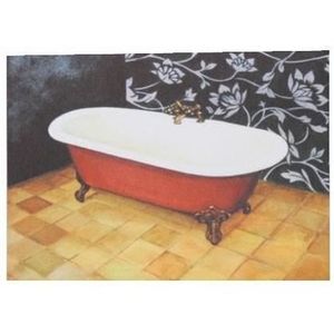 Tableau rétro Salle de bain vintage - TenStickers