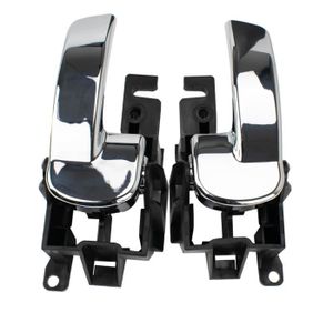 Garnitures Chromées Pour Poignées De Porte Nissan Navara Frontier D40 2005-2009 - Lot De 8 Pièces ABS, Adhésif 3M, Sans Perçage