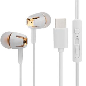 CASQUE - ÉCOUTEURS Type-C Écouteurs, USB-C Écouteurs Filaires Intra-a