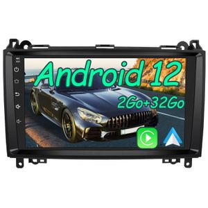 AUTORADIO AWESAFE Autoradio Android 12 pour Mercedes-Benz Vito Viano Sprinter W639/Classe B W245/W169[2Go+32Go]9‘’ Écran/Carplay Android Auto