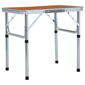 TABLE DE CAMPING YIN  Table pliable de camping Aluminium 60x45 cm92