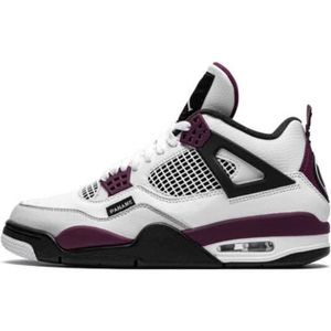 BASKET Baskets Jordan 4 PSG Neutral Grey Bordeaux - AUTRE