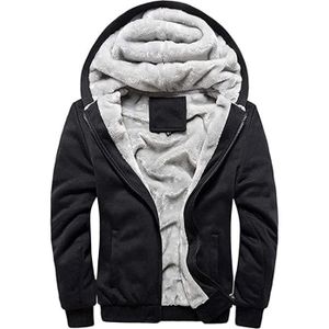 Veste A Capuche Homme Manteau Hiver Chaud ÉPais en Coton Mode Pas Cher A  Manche Longues Grand Taille Doudoune Parka Zippe Blouson Veste Jean Homme