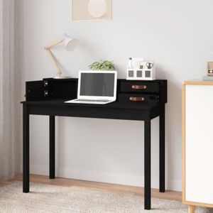 Duokon Bureau d'ordinateur Petit bureau d'ordinateur coiffeuse accessoires  de meubles de poste de travail avec tiroirs - Cdiscount Maison