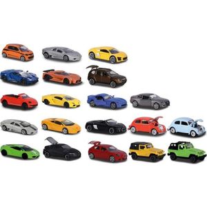 VOITURE - CAMION Coffret de 20 voitures miniatures MAJORETTE - Collections Street Car, SOS, Racing et Fiction - Echelle 1/64ème