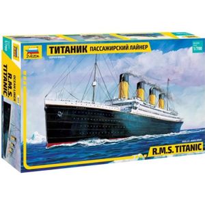 KIT MODÉLISME Maquette bateau - ZVEZDA - R.M.S. Titanic - 150 pièces - Plastique - Coloris Unique