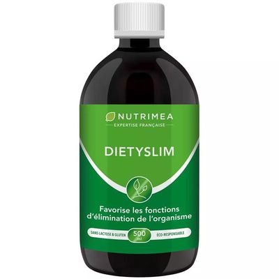 DRAINEUR DETOX COMPLET : 9 Plantes Plaisir et Forme - Programme 6 Semaines - A Boire Tout au Long de la Journée - 500 ml goût pêche