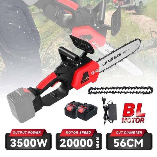 Moteur Sans Balais Pour Tronçonneuse Électrique Sans Fil - Conversion Pour Modèles 10.2/15.2/20.3 Cm
