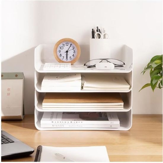 Organisateur De Courrier A4 Avec 5 Compartiments WEGREAT | Porte-documents Bureau | Dimensions 31x23x28,3 Cm