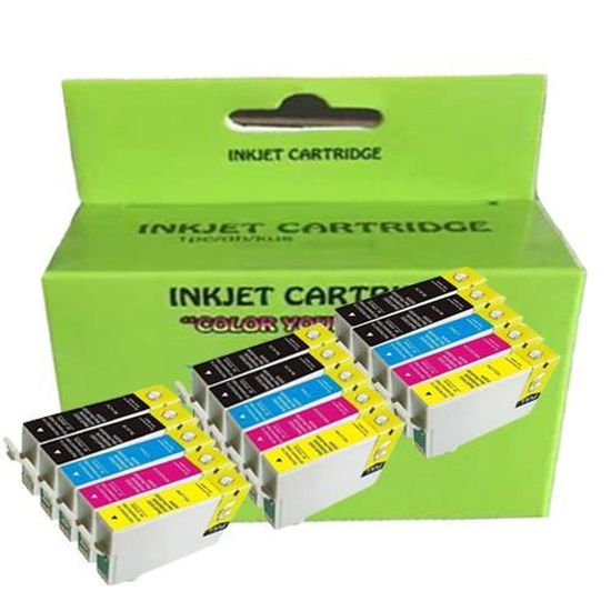 Lot De 12 Cartouches D'encre Compatibles Pour Imprimante EPSON DX4450 - Réf. T0711