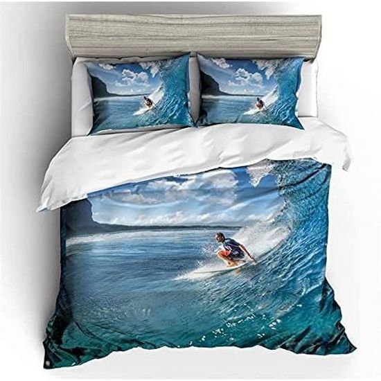 Housse De Couette Ferrari Racing King 220x240cm - Literie Thème Formule 1, Microfibre Douce, Lavable