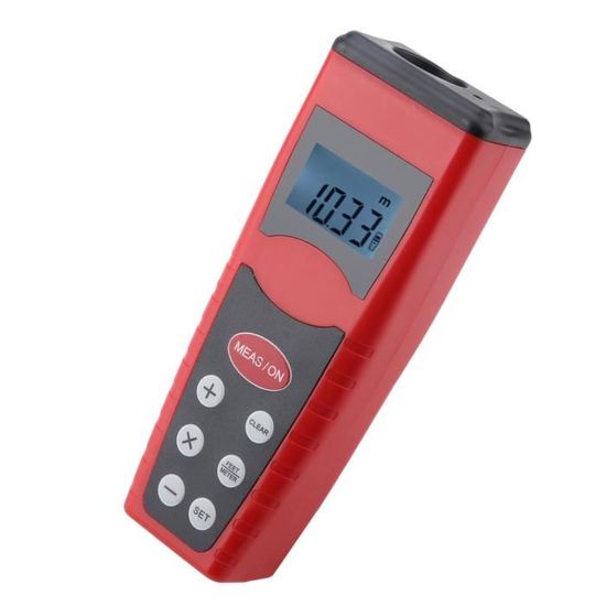 Tbest laser à main Télémètre à ultrasons laser de mesure de distance de longueur de poche LCD numérique CP-3000