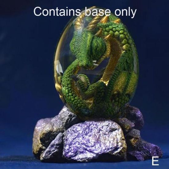 Figurine de Dragon de lave transparente en cristal de rêve Sculpture en résine ornements de bureau o objet decoratif YFGJ6178