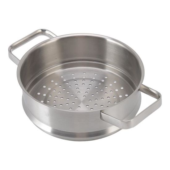 Panier à Vapeur En Maille D'acier Inoxydable Pour Casseroles Et Autocuiseurs De 6 Pintes Poignee Violette 94868808
