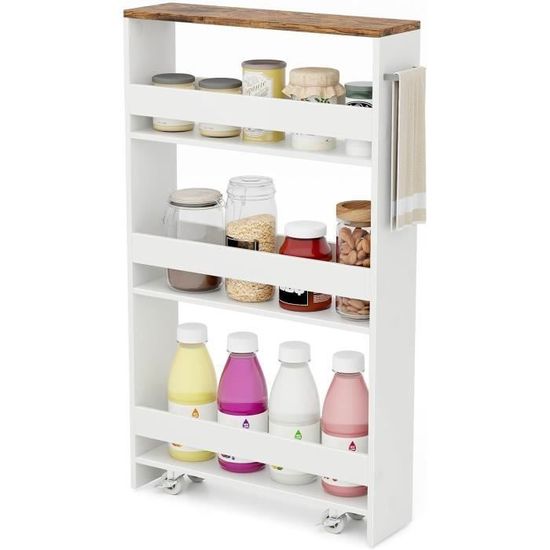 Chariot De Rangement Multifonction Sur Roulettes - Chariot