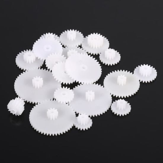 Kit Engrenages en Plastique - EJ.LIFE - 19 pièces - Pour Voitures et ...