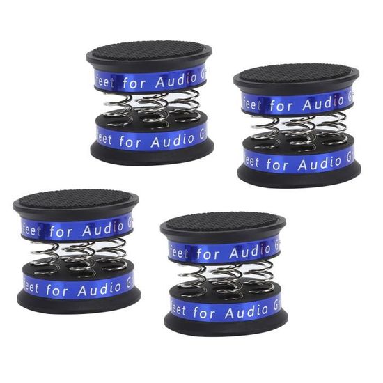 Lot De 4 Pieds D'isolation Pour Haut-parleur, Support D Hifi En Aluminium Pour Tourne Disque Dac Pour Home Cinema Electronique Equipement Audio 87540944